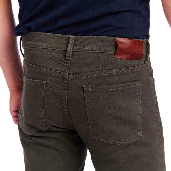 $139 NEW Mott & Bow Mercer Slim Military Green Soft Twill 31x32 AG Tellis Mugsy - Picture 5 of 8